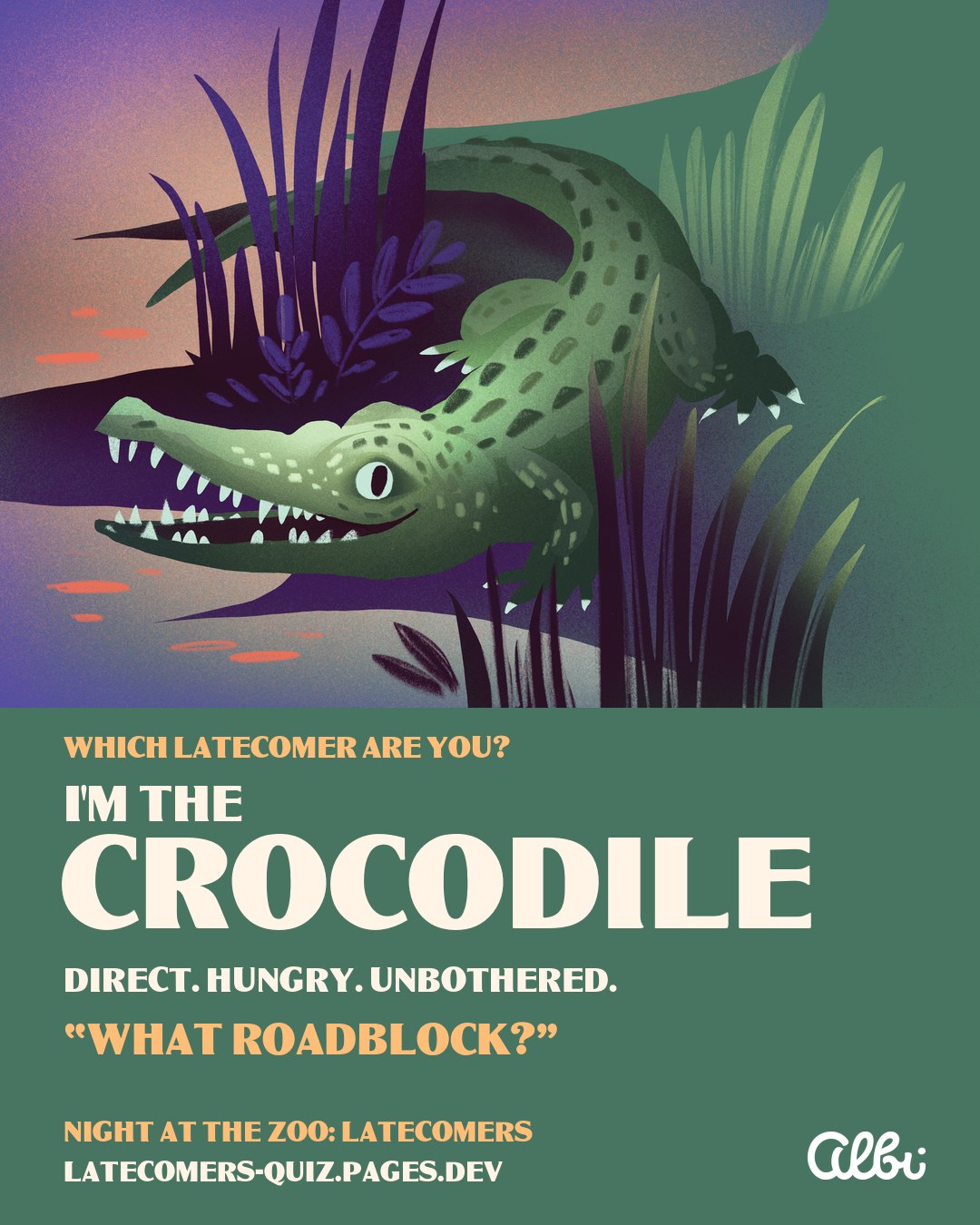 Share card: The Crocodile